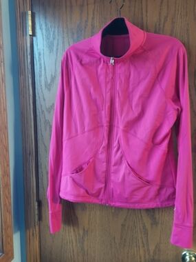 Danskin Now Hot Pink Full-Zip Active Jacket XL (16-18)